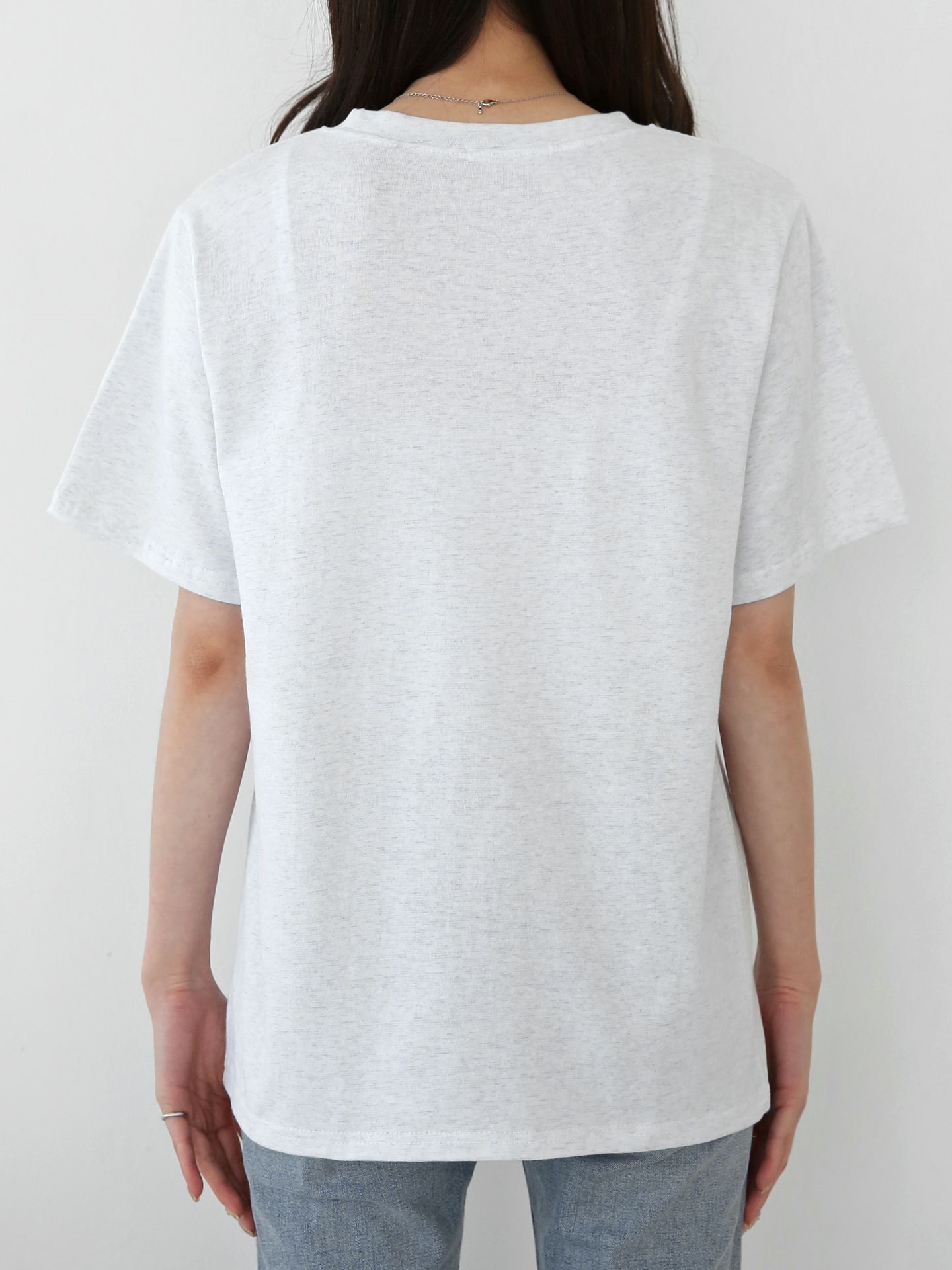ラウンドネック半袖Tシャツ | 詳細画像6
