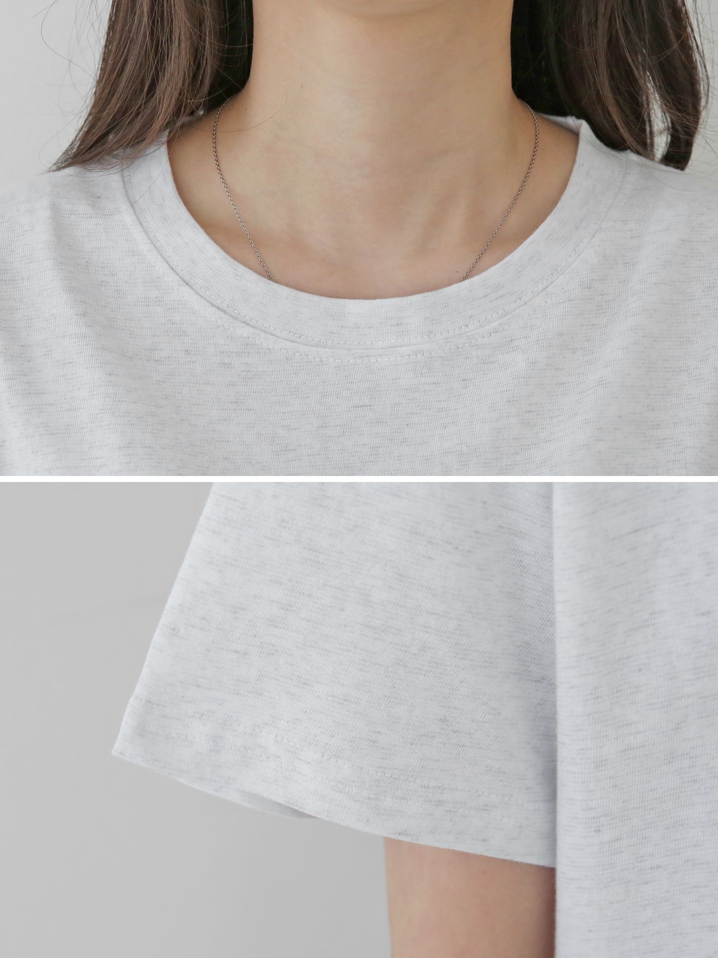 ラウンドネック半袖Tシャツ | 詳細画像8