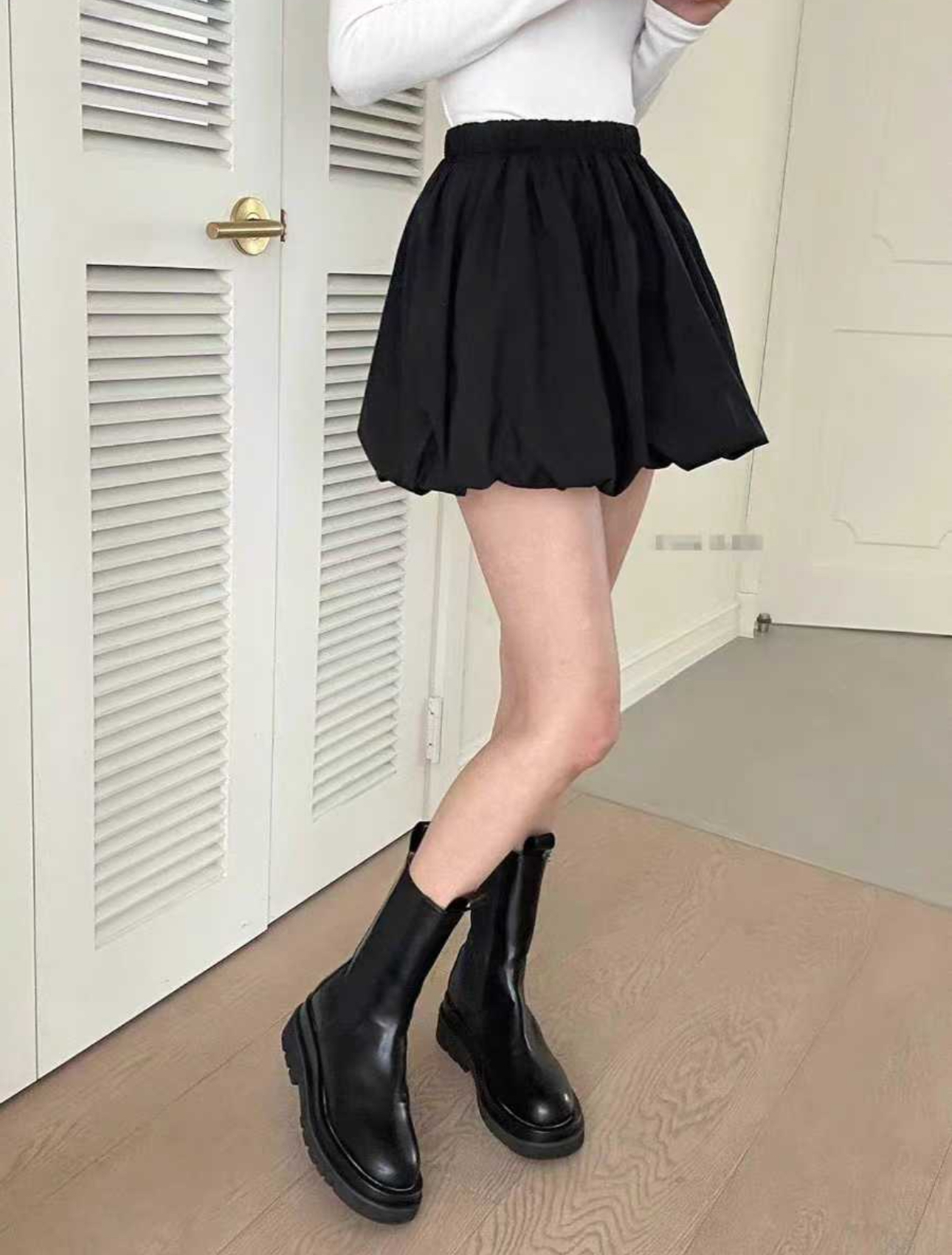 パンツ裏地イージーバルーンミニスカート | 詳細画像7