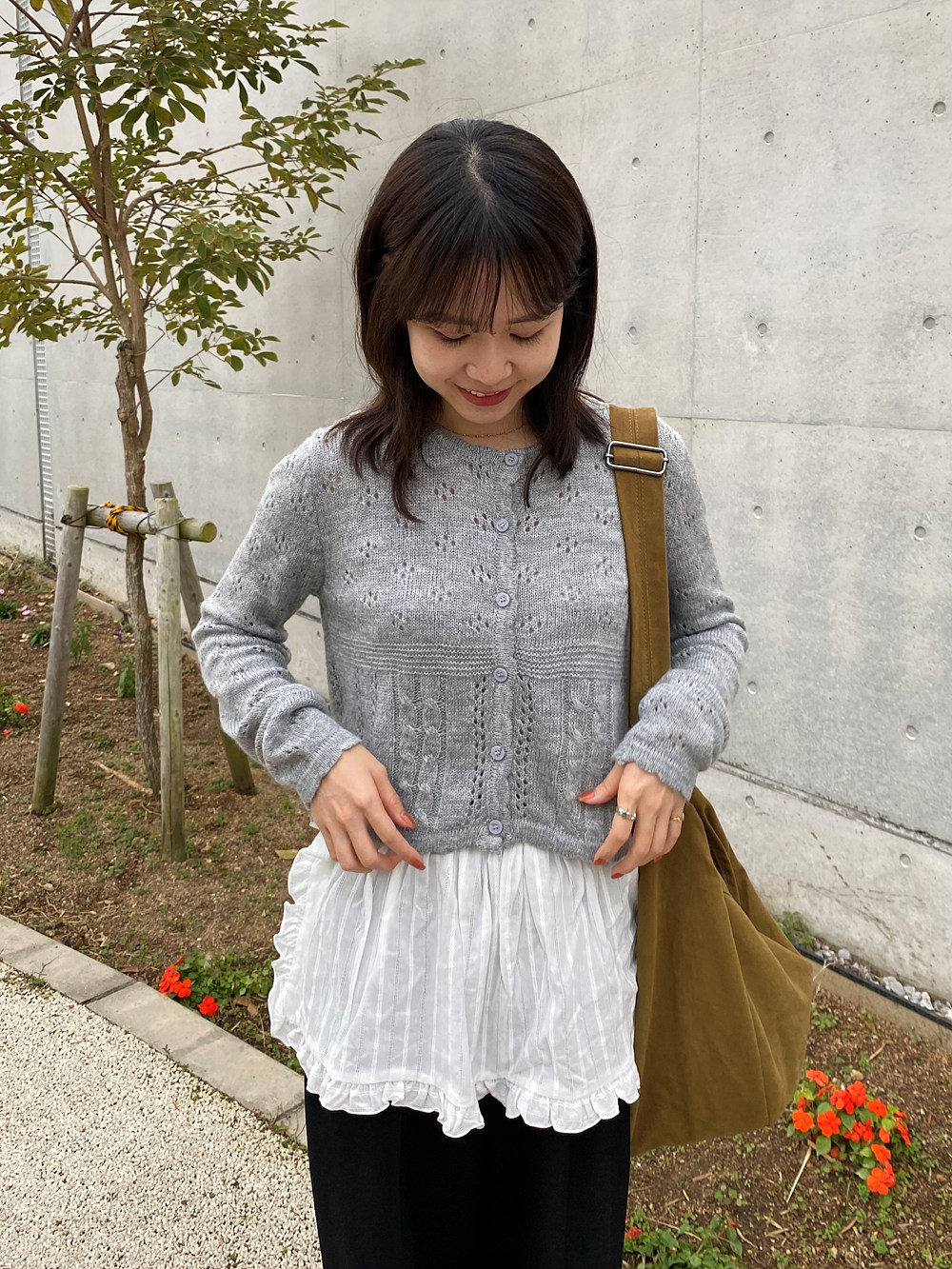 リボンフリルレースレイヤードスカート | 詳細画像7