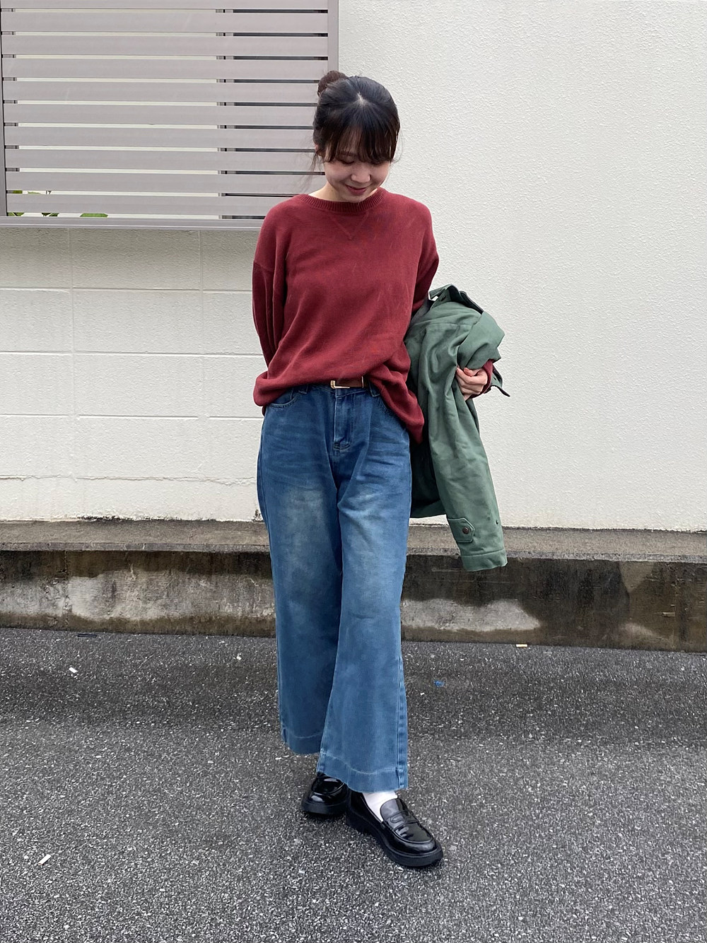 ベルト付ワイドデニムパンツ | 詳細画像10