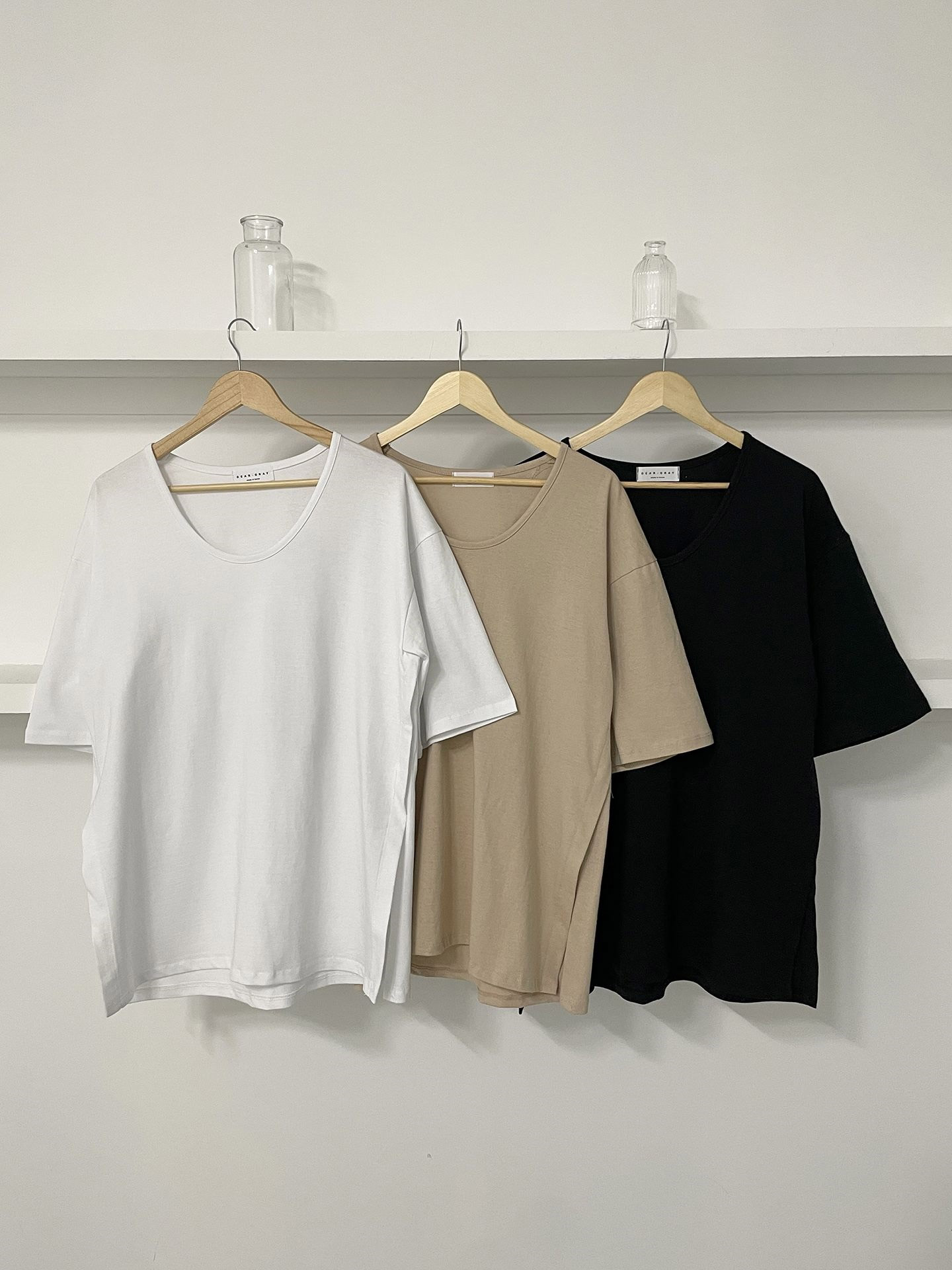 サイドスリットUネックボクシー半袖Tシャツ | 詳細画像2