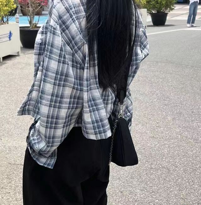チェッククロップドシャツ | 詳細画像14