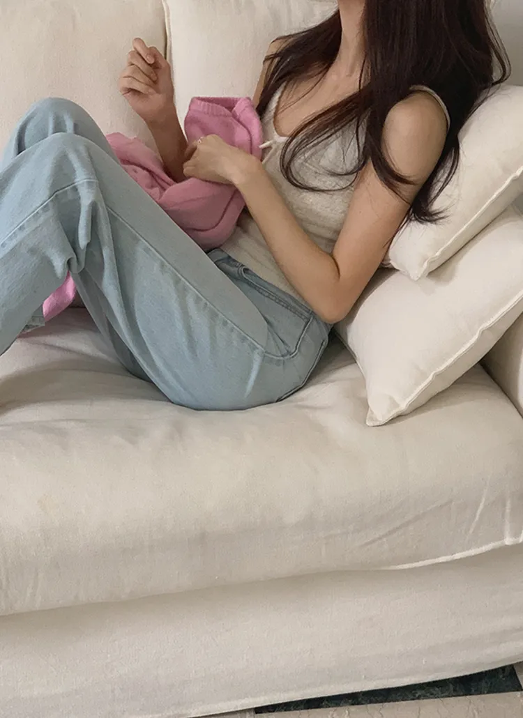 リボンVネックニットノースリーブ | cherrykoko | 詳細画像1