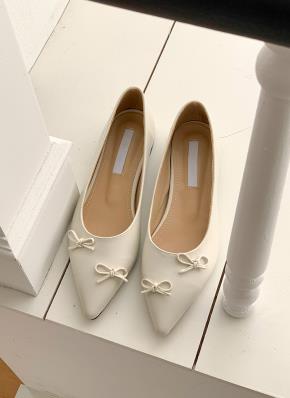 ホワイトメッシュフラットシューズ リボン付き Alberola/別注 リボン付きフラットシューズ ラメ｜Daytona Park