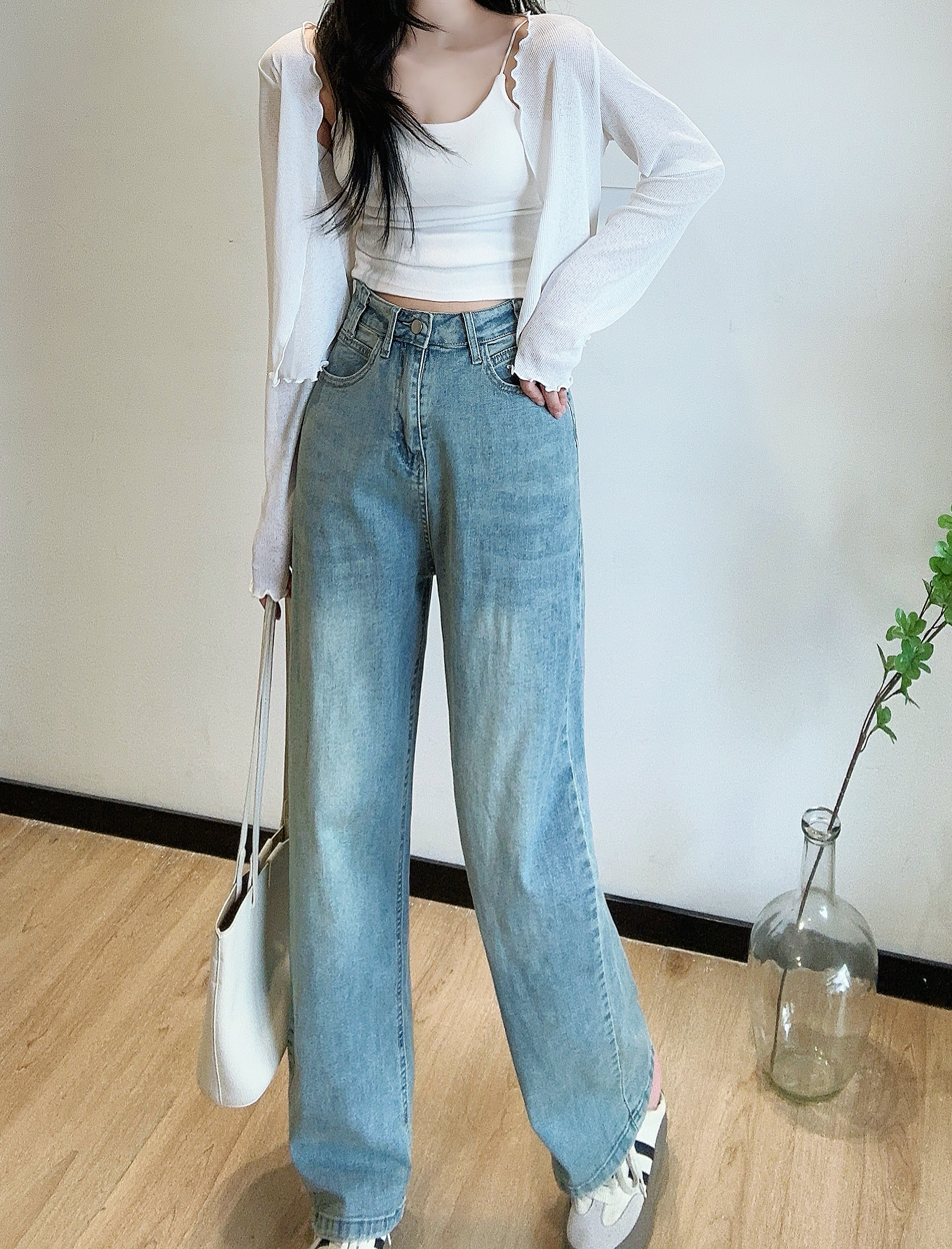 ハイウエストワイドデニムパンツ | 詳細画像6