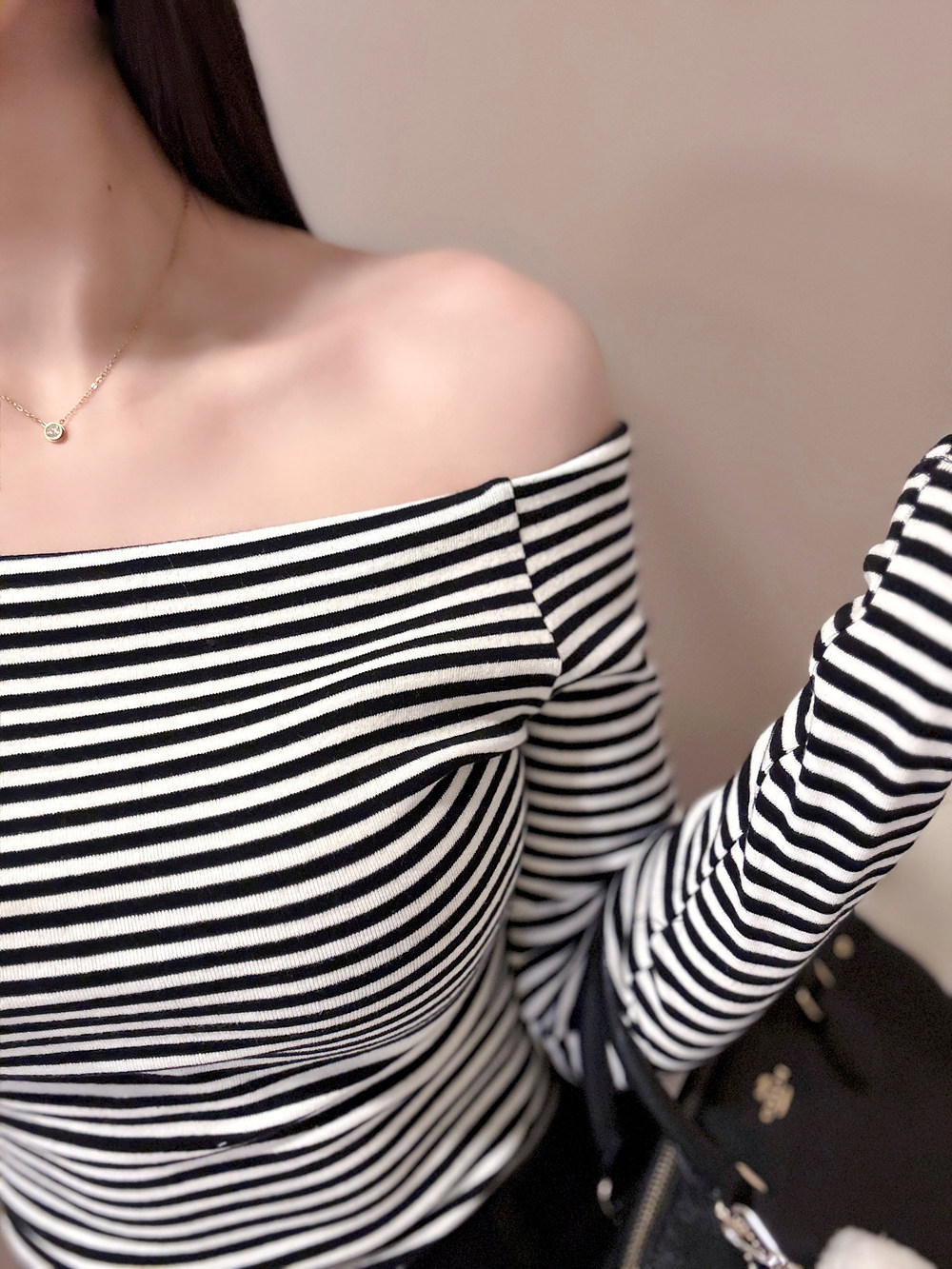 ボーダーオフショルTシャツ | 詳細画像9