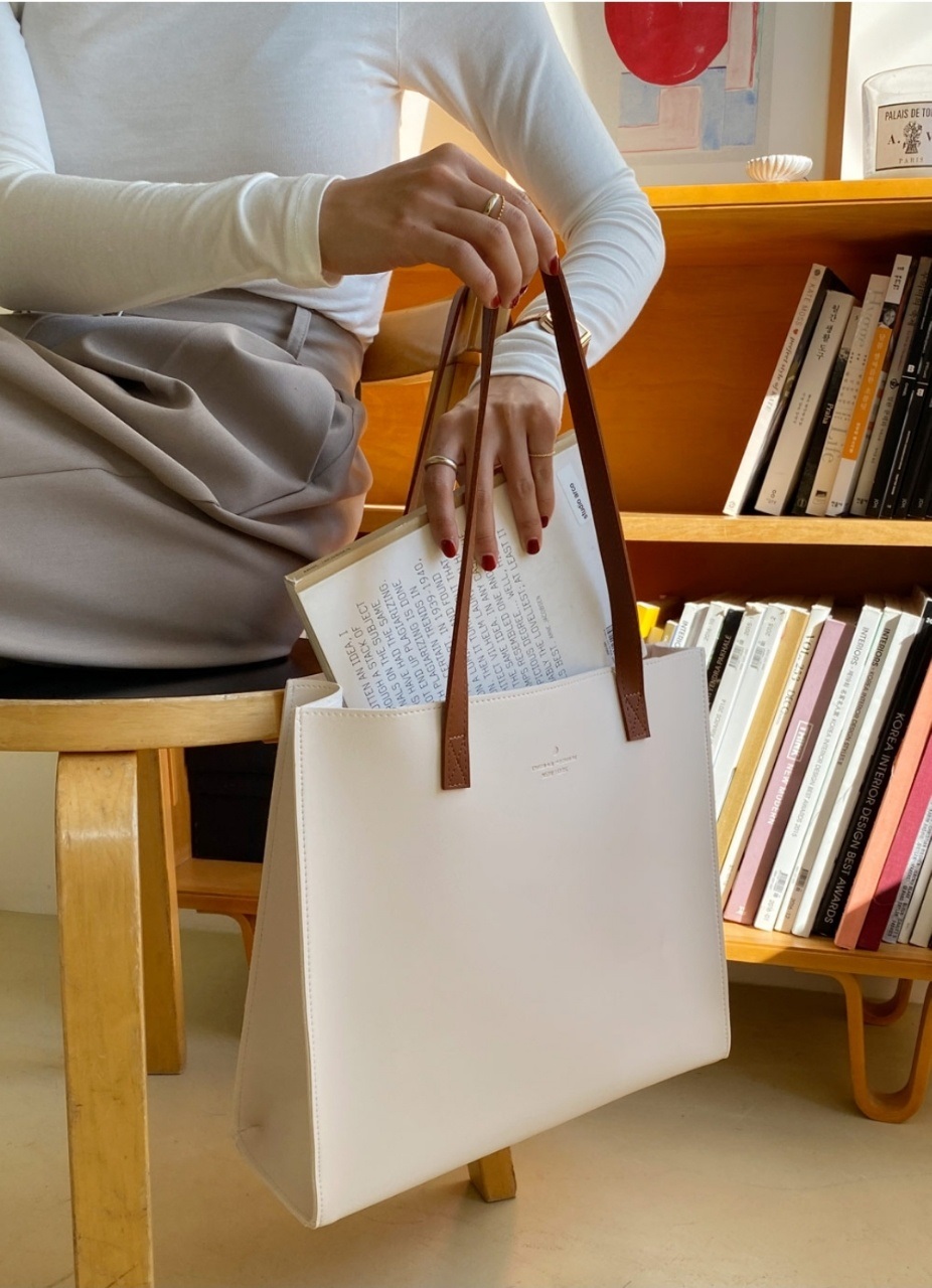 2WAY配色レタリングスクエアバッグ | 詳細画像2