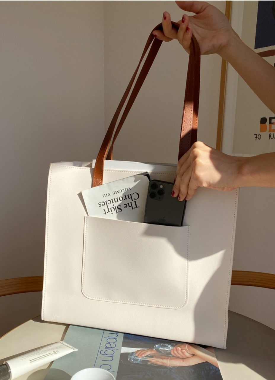 2WAY配色レタリングスクエアバッグ | 詳細画像4