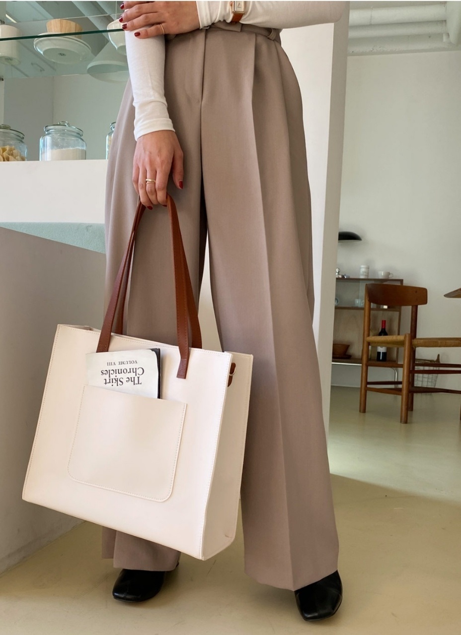 2WAY配色レタリングスクエアバッグ | 詳細画像6