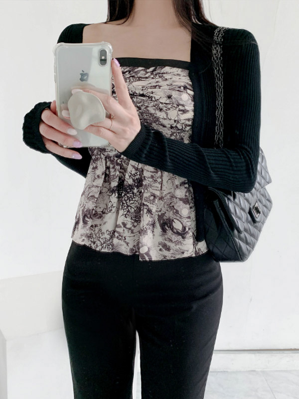 トワルドジュイペプラムチューブトップブラウス&カーディガンSET | 詳細画像4