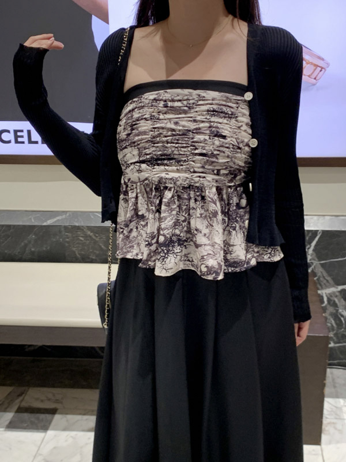 トワルドジュイペプラムチューブトップブラウス&カーディガンSET | 詳細画像6