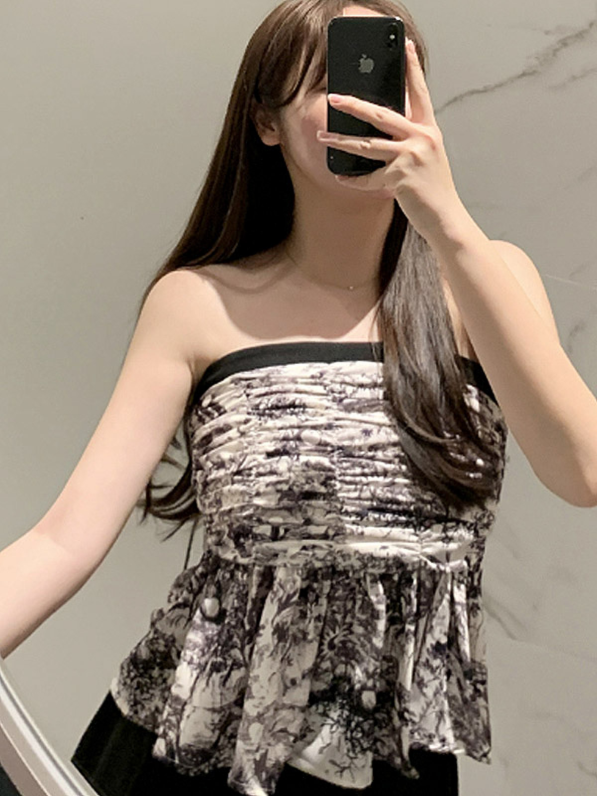 トワルドジュイペプラムチューブトップブラウス&カーディガンSET | 詳細画像7