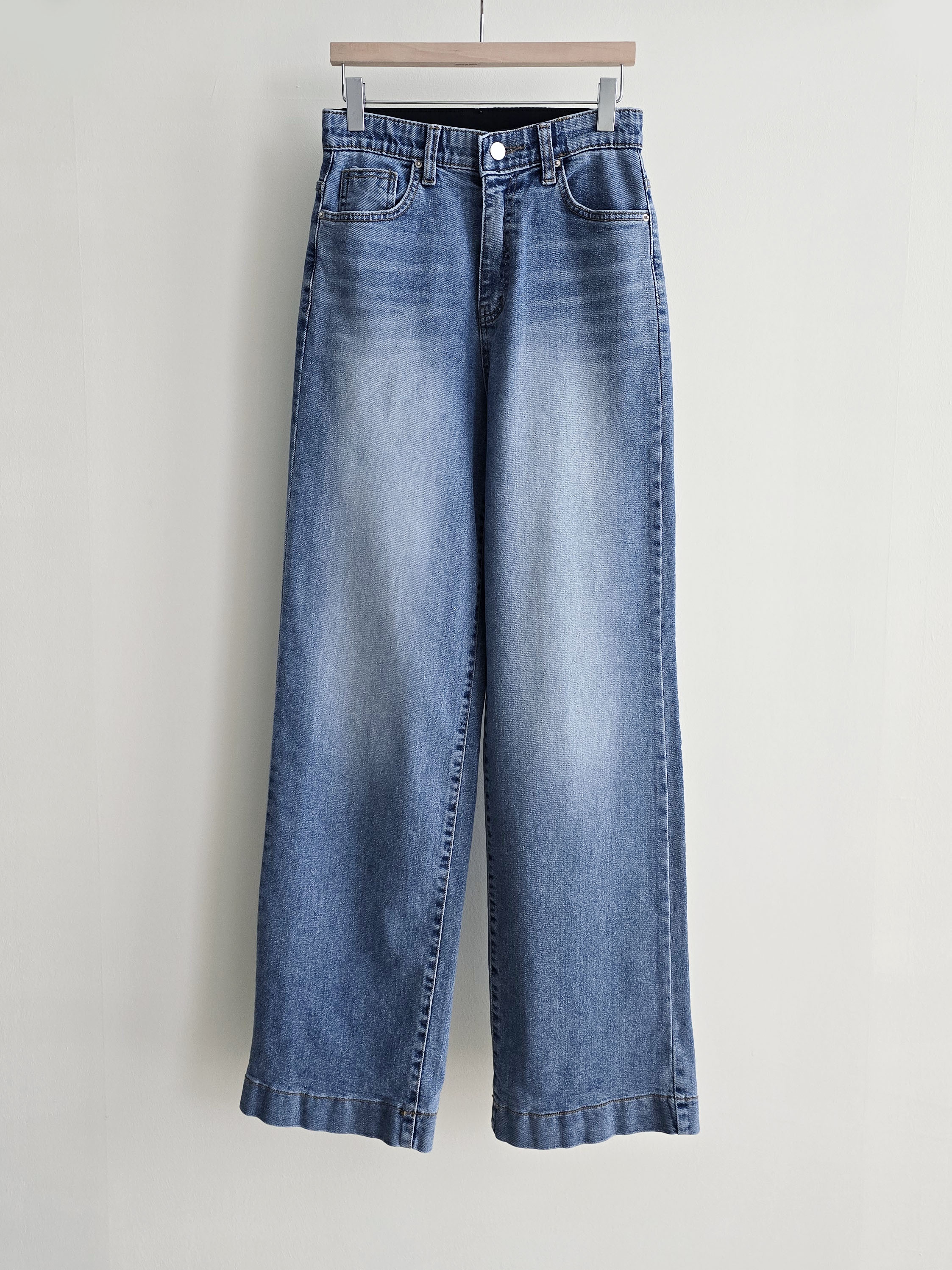 バック配色ポケットストレートデニムパンツ | 詳細画像14