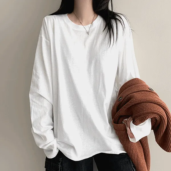 ラウンドネックボクシーTシャツ | hijjoo | 詳細画像1