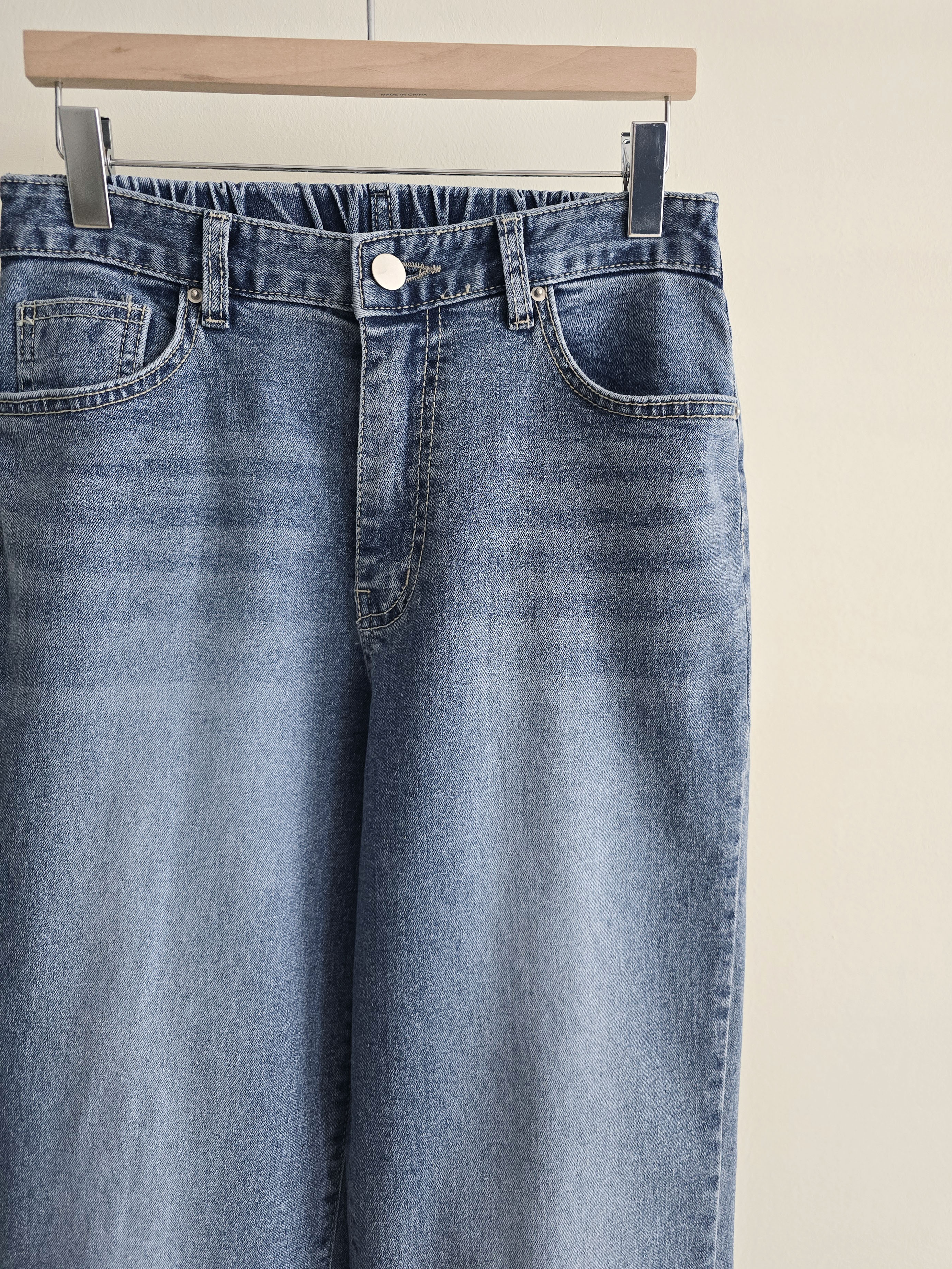 バックゴムストレートデニムパンツ | 詳細画像12