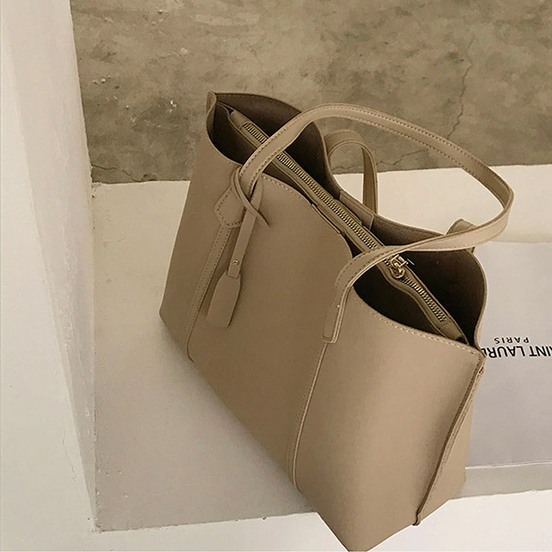 タグ付ステッチスクエアトートバッグ | 詳細画像11