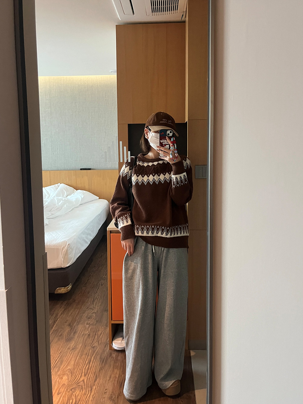 配色ドロストワイドスウェットパンツ | 詳細画像2