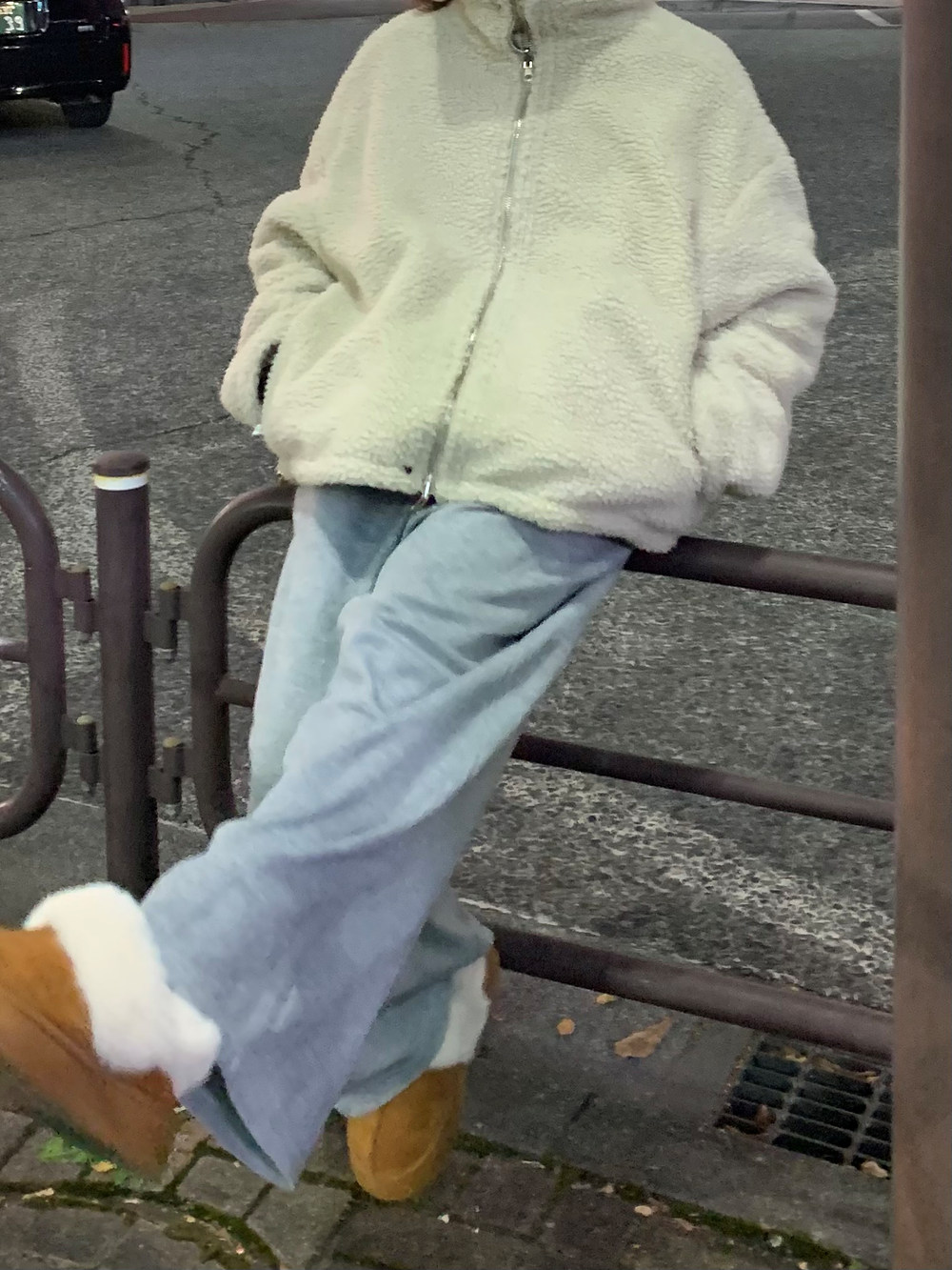 配色ドロストワイドスウェットパンツ | 詳細画像3