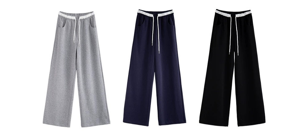 配色ドロストワイドスウェットパンツ | 詳細画像13