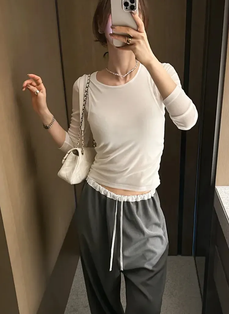ノースリレイヤードTシャツ | partysu | 詳細画像1