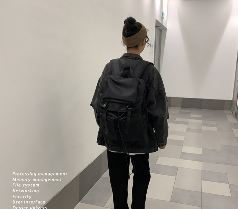 ベルトビッグポケットドローコードバックパック | 詳細画像6