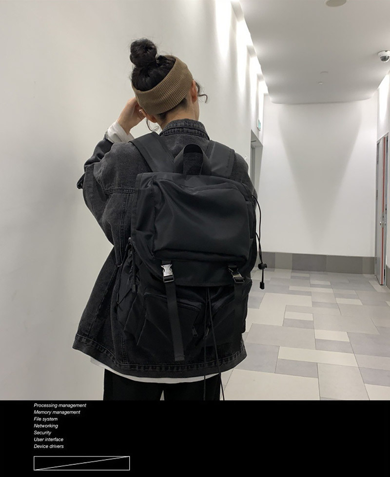 ベルトビッグポケットドローコードバックパック | 詳細画像9