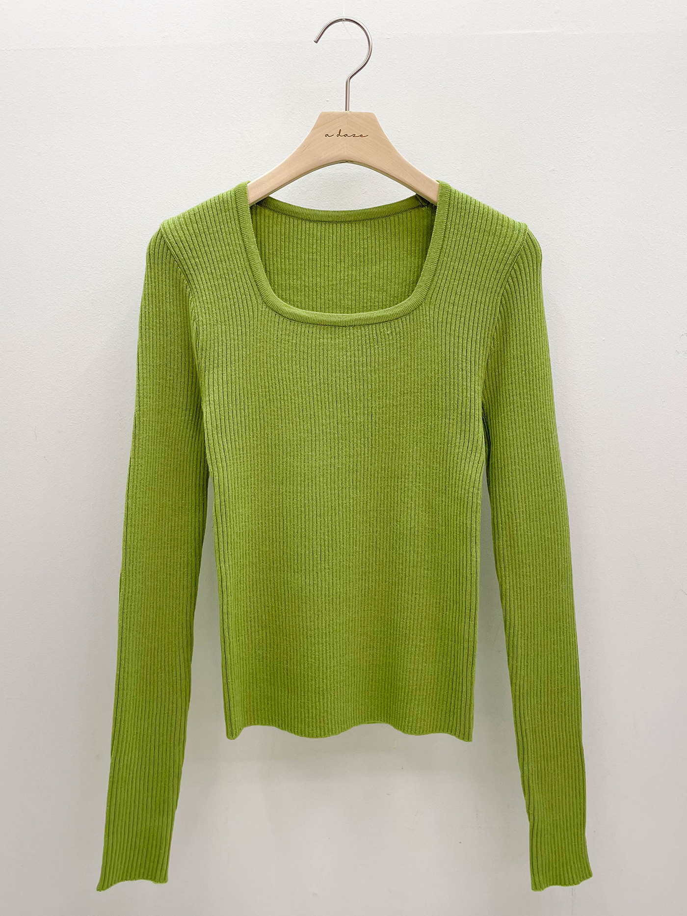 スクエアネックスリムリブニット | 詳細画像16