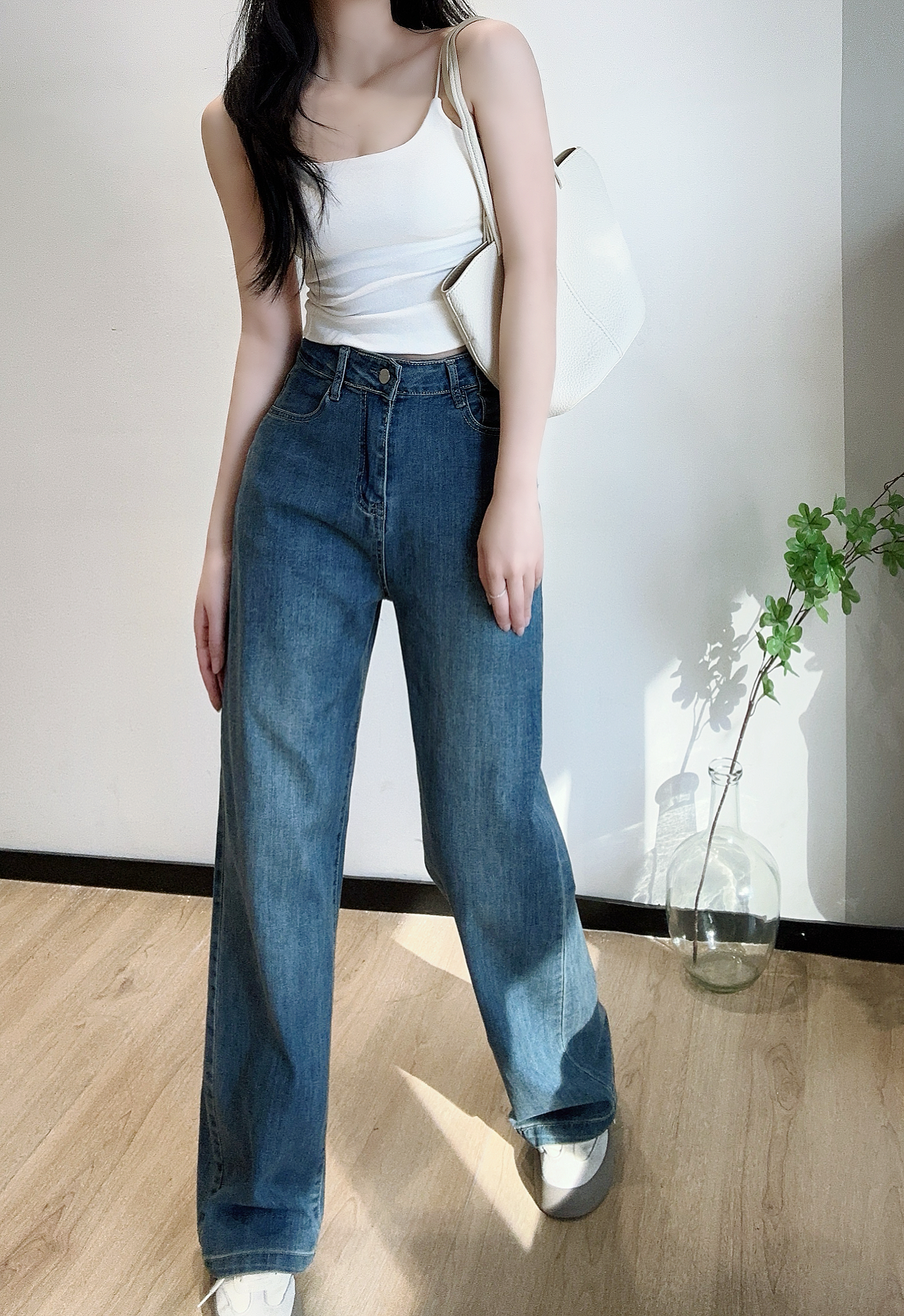 リンクルウォッシュストレートデニムパンツ | 詳細画像8