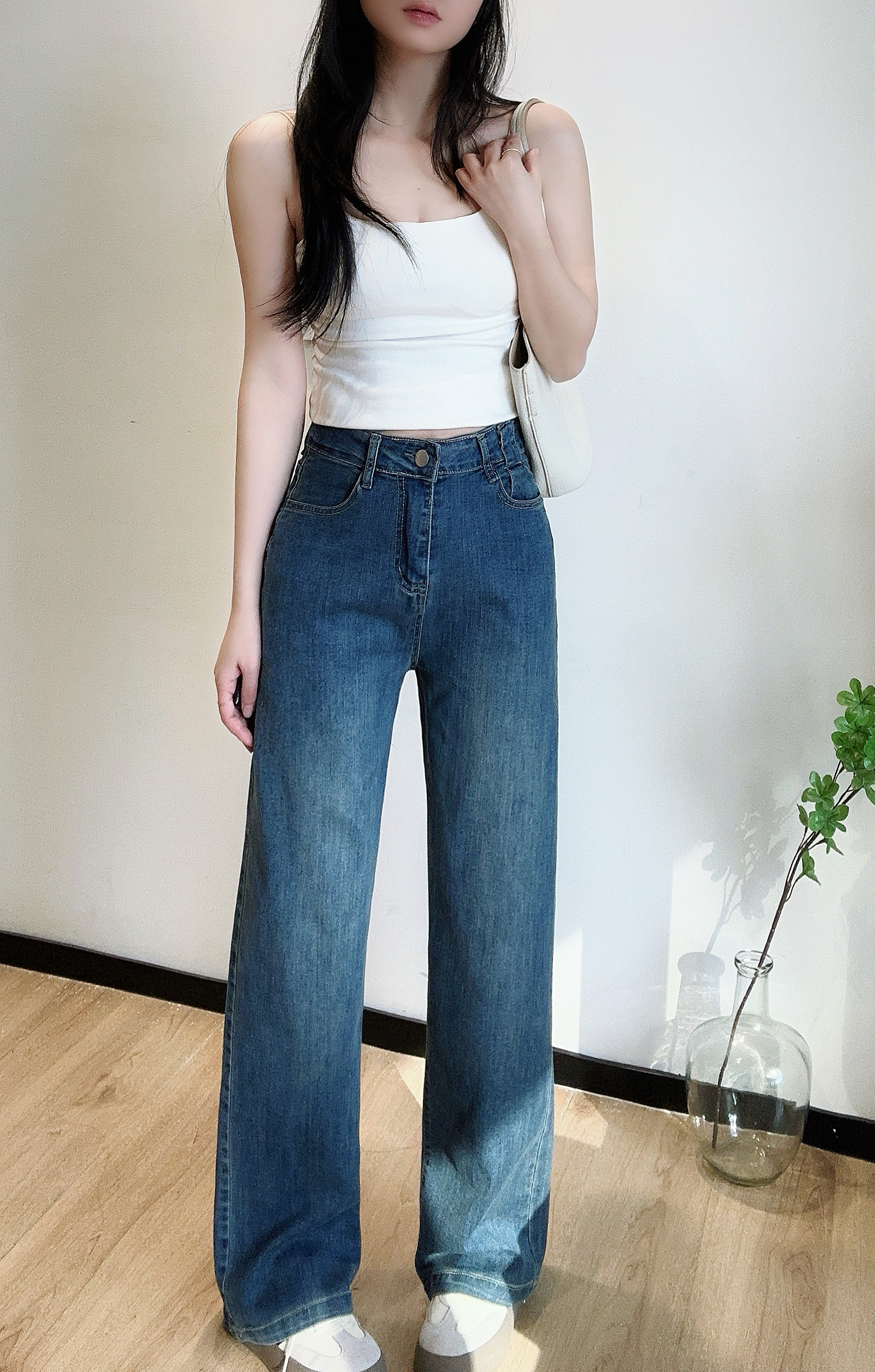 リンクルウォッシュストレートデニムパンツ | 詳細画像9