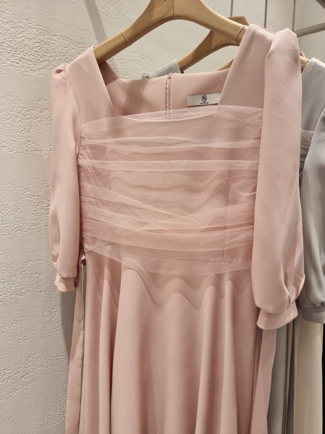 スクエアネックチュールリボンパフワンピース | 詳細画像18