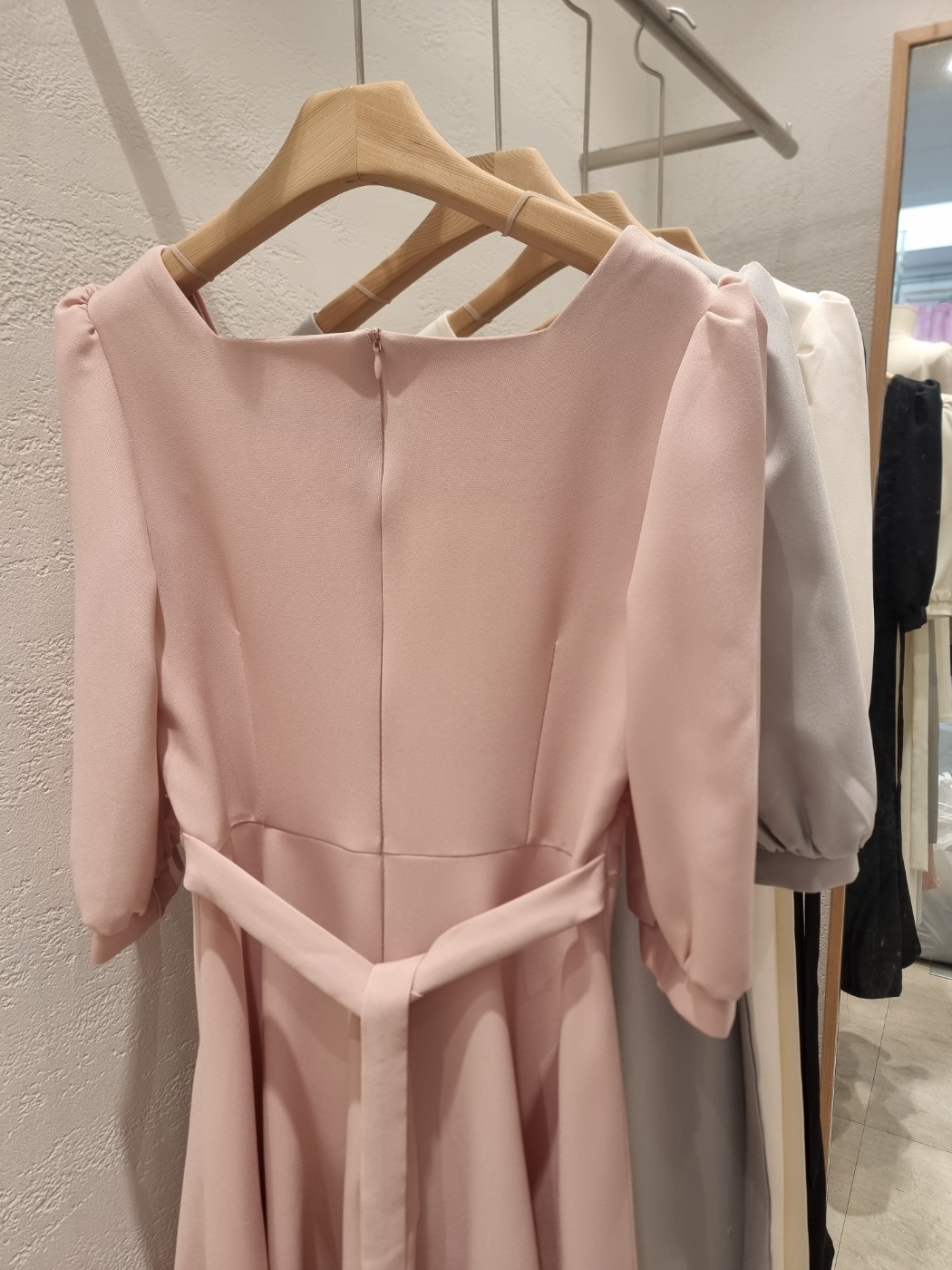 スクエアネックチュールリボンパフワンピース | 詳細画像20