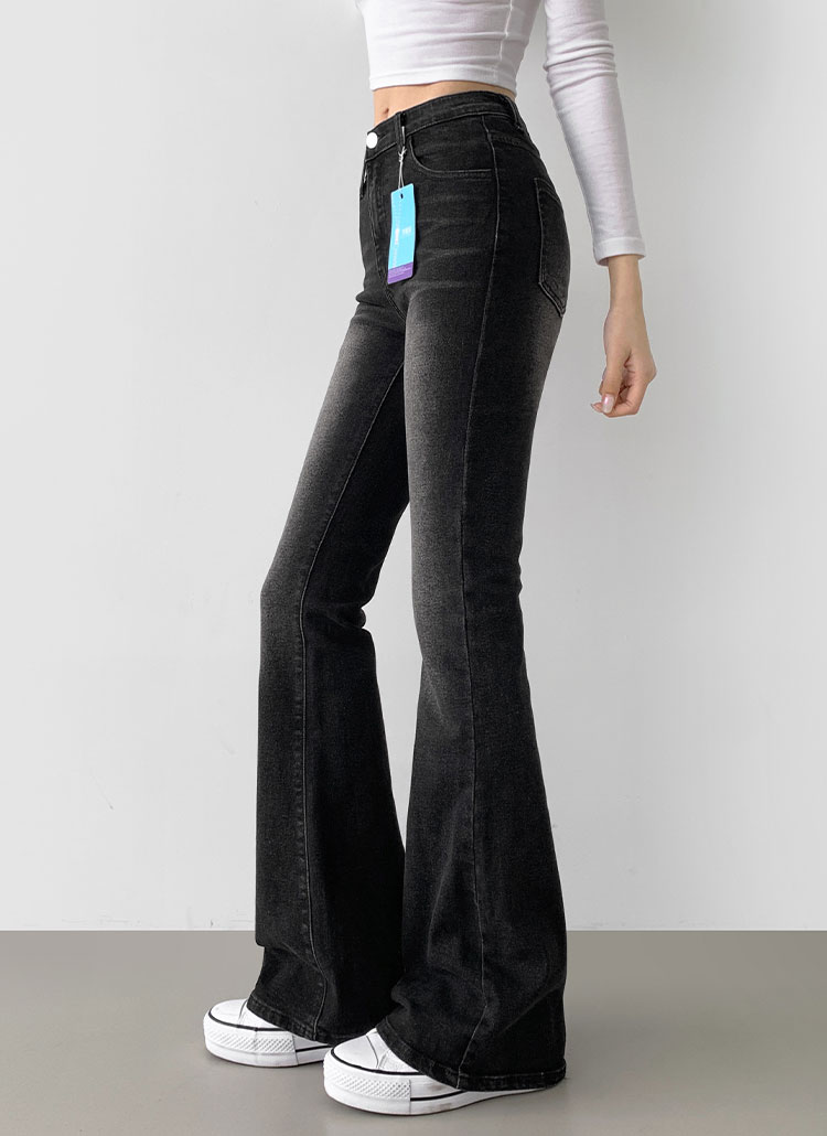 RehersalL フレアデニムパンツ S~Lサイズ展開】フレアデニムパンツ | ファッション通販サイト NUGU