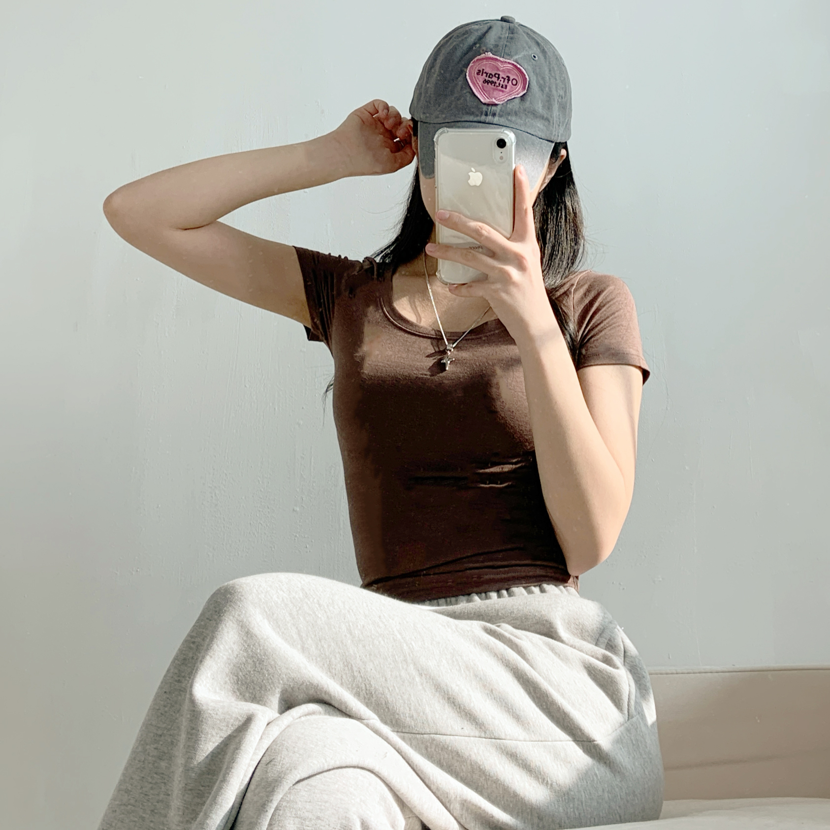 Uネック半袖Tシャツ | 詳細画像14