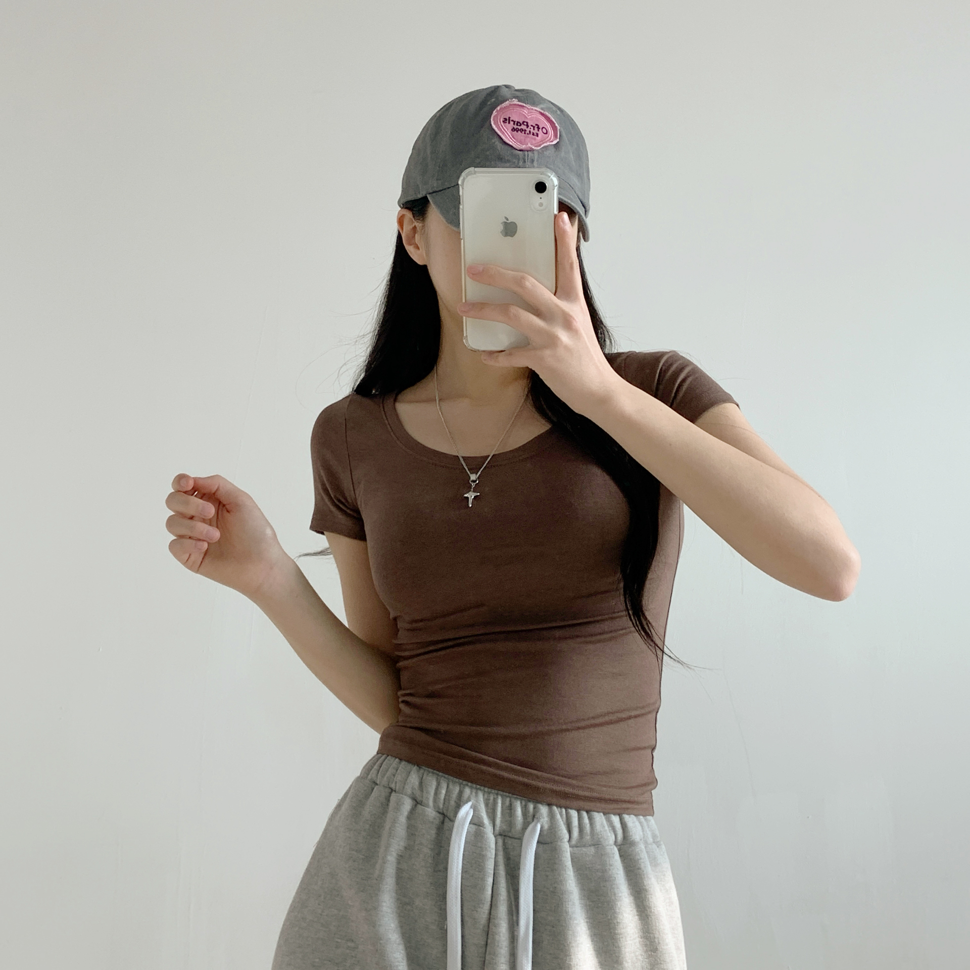 Uネック半袖Tシャツ | 詳細画像17