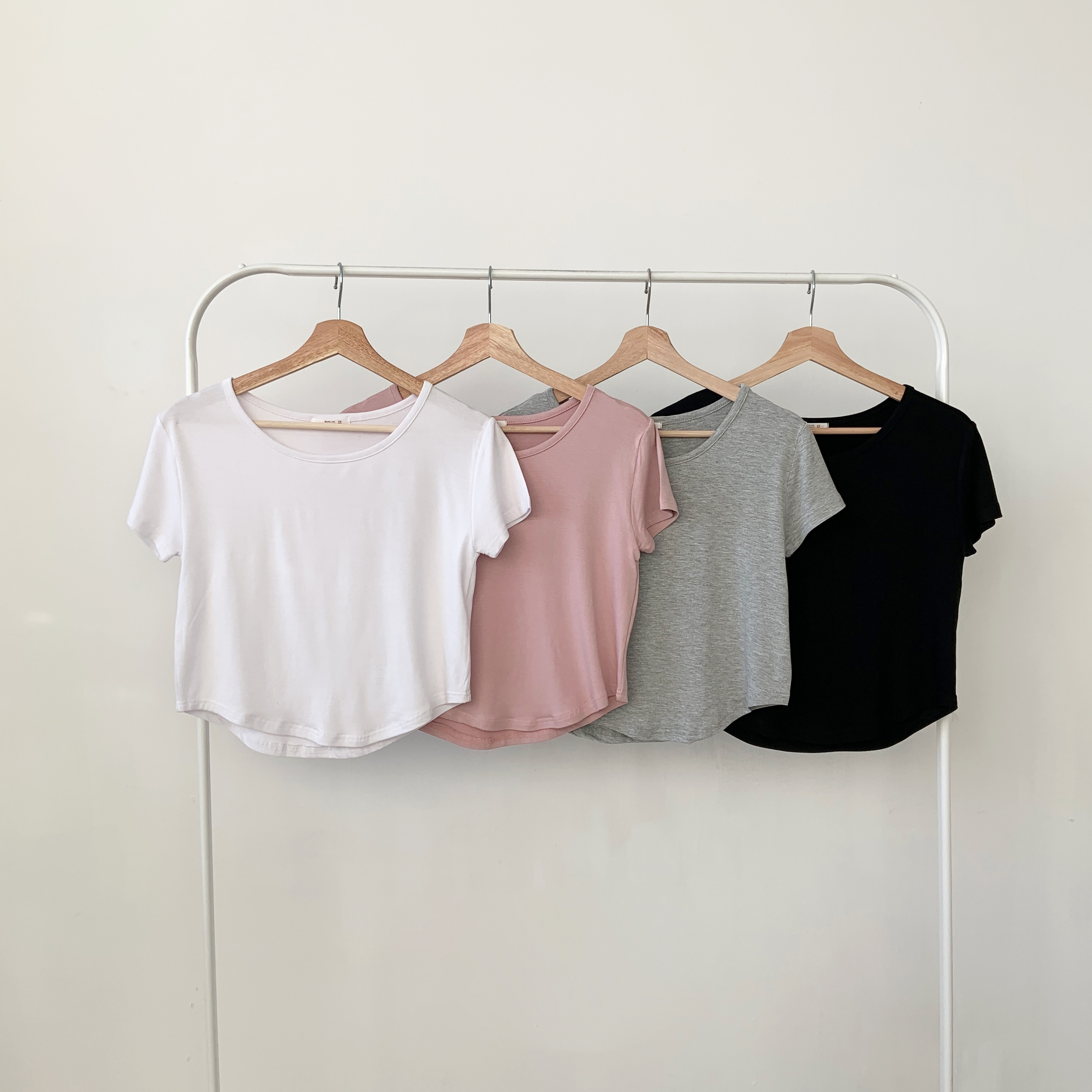 ラウンドへムクロップド半袖Tシャツ | 詳細画像21