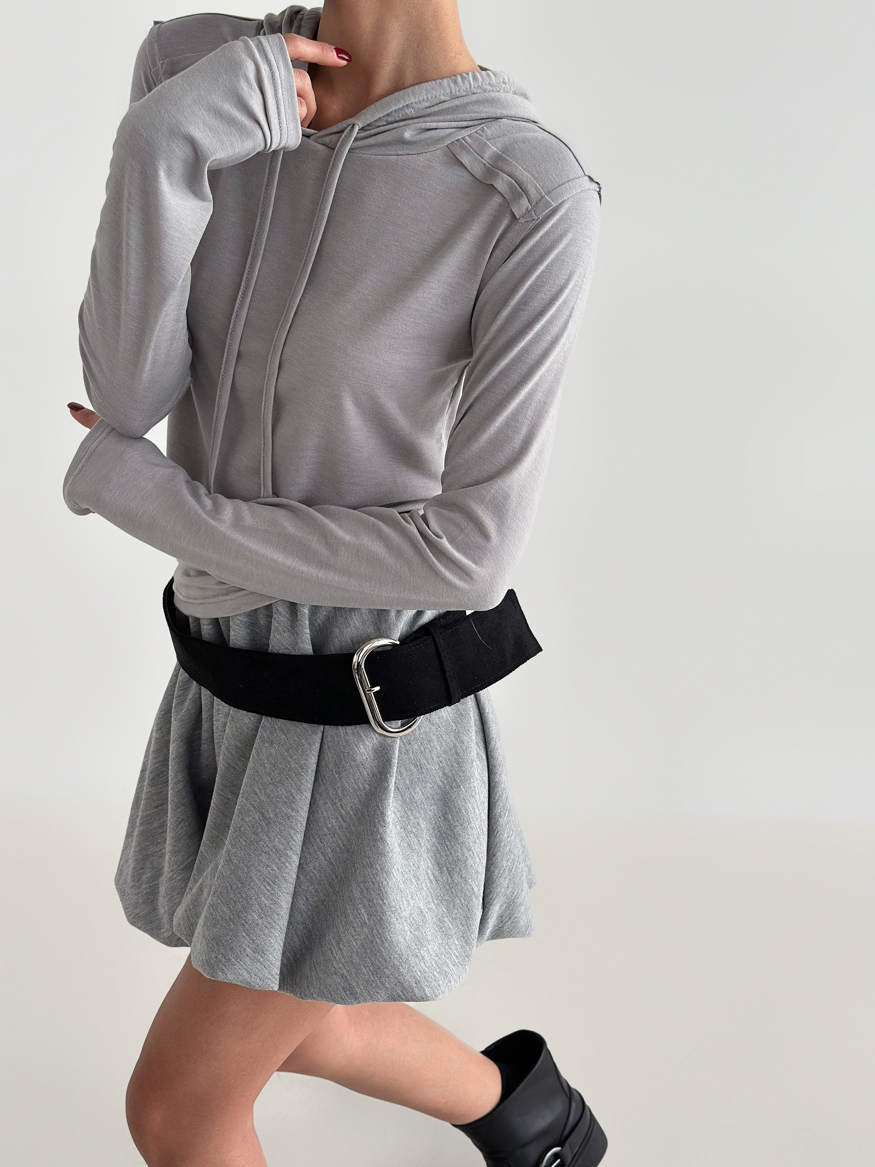 ラインショルダーフードTシャツ | 詳細画像7