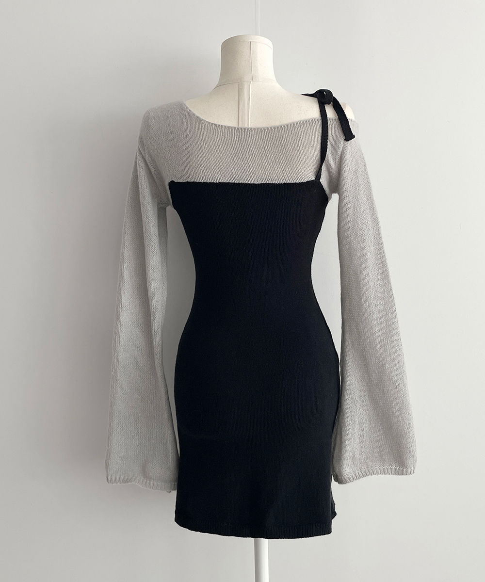 *再入荷*ワンショルダーレイヤード風ワンピース | 詳細画像15