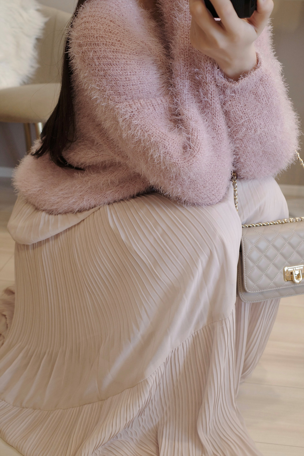 シャギーVネックニット | 詳細画像10