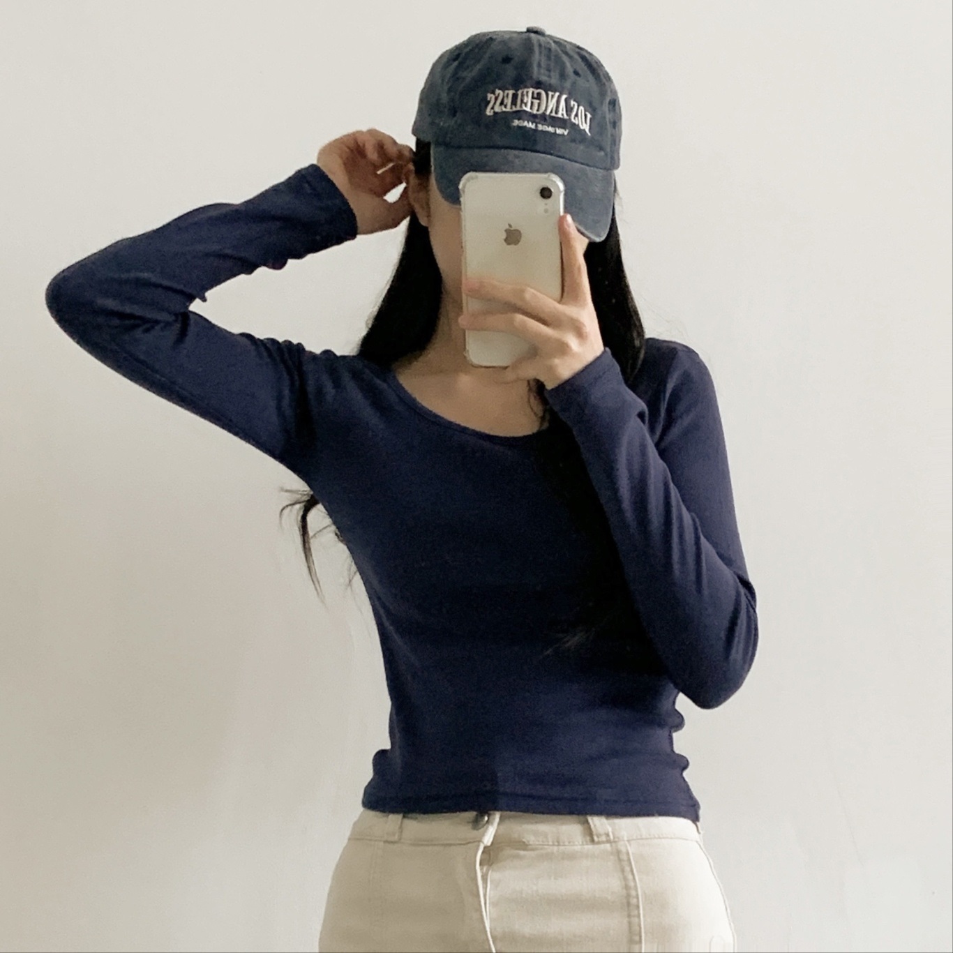 ワイドネックスリム長袖Tシャツ | 詳細画像5