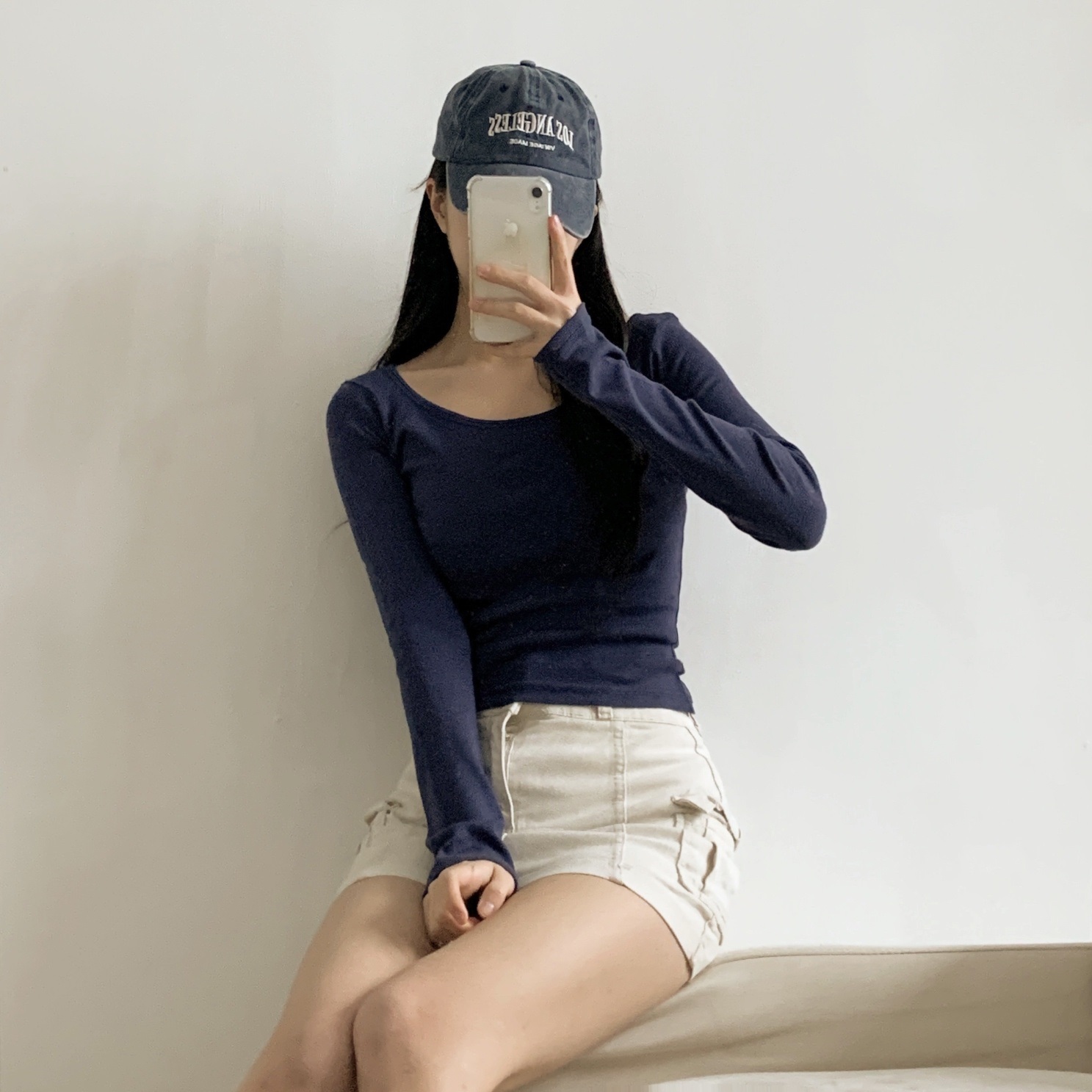 ワイドネックスリム長袖Tシャツ | 詳細画像11