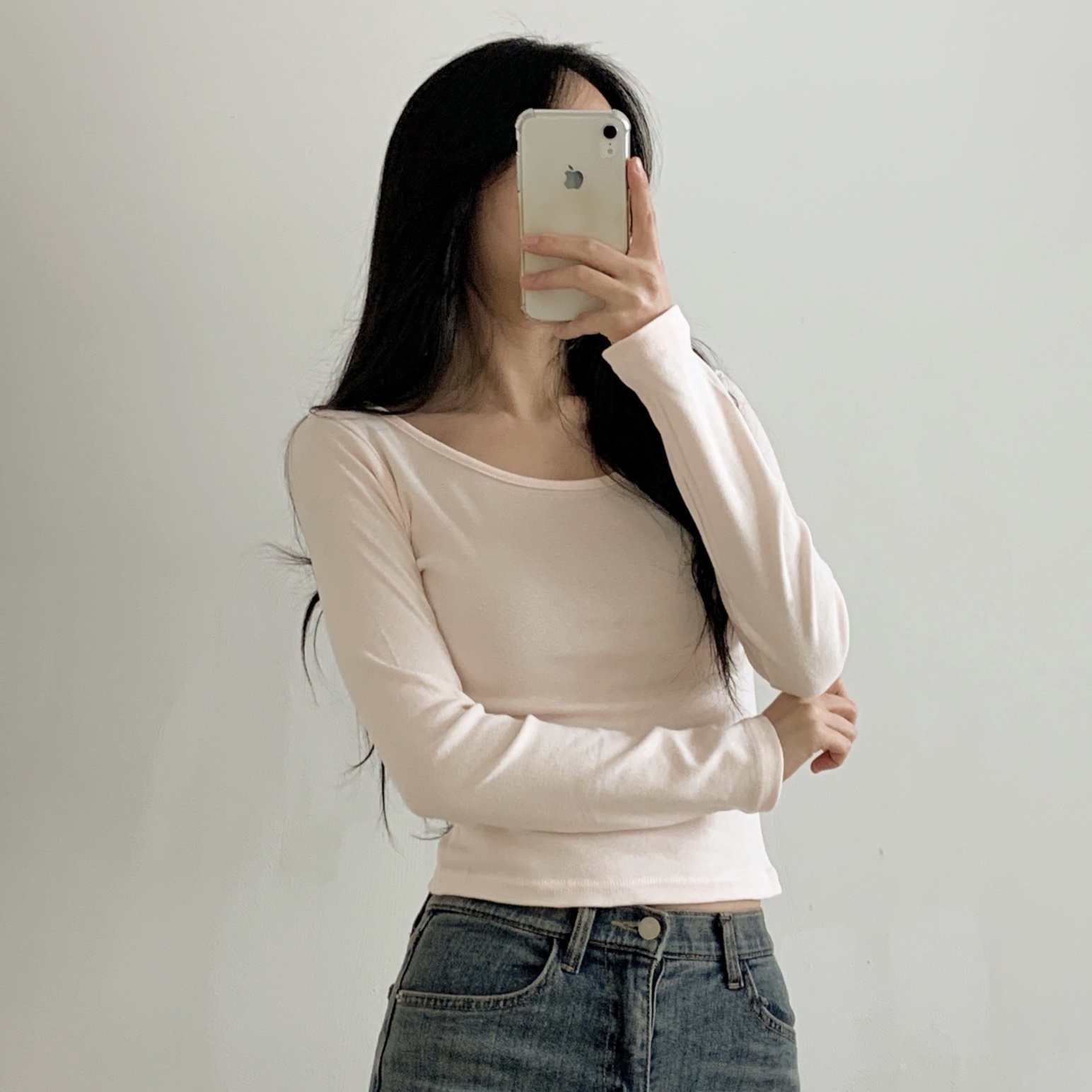 ワイドネックスリム長袖Tシャツ | 詳細画像14