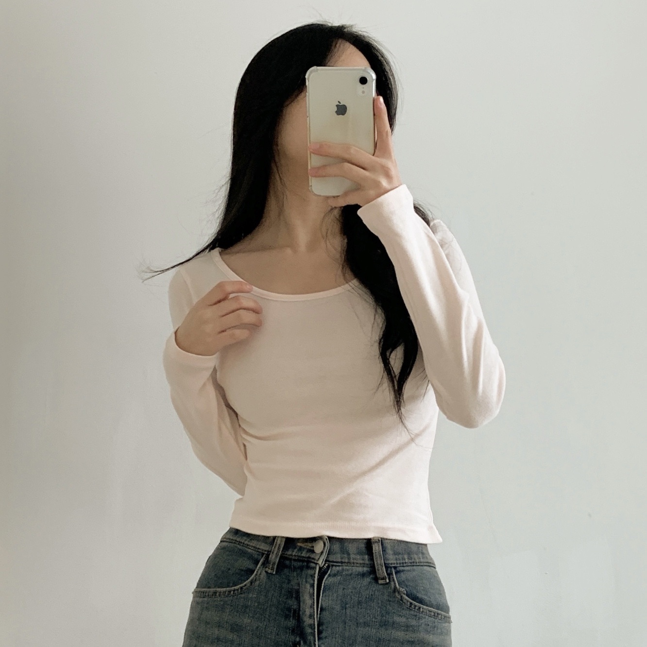 ワイドネックスリム長袖Tシャツ | 詳細画像18