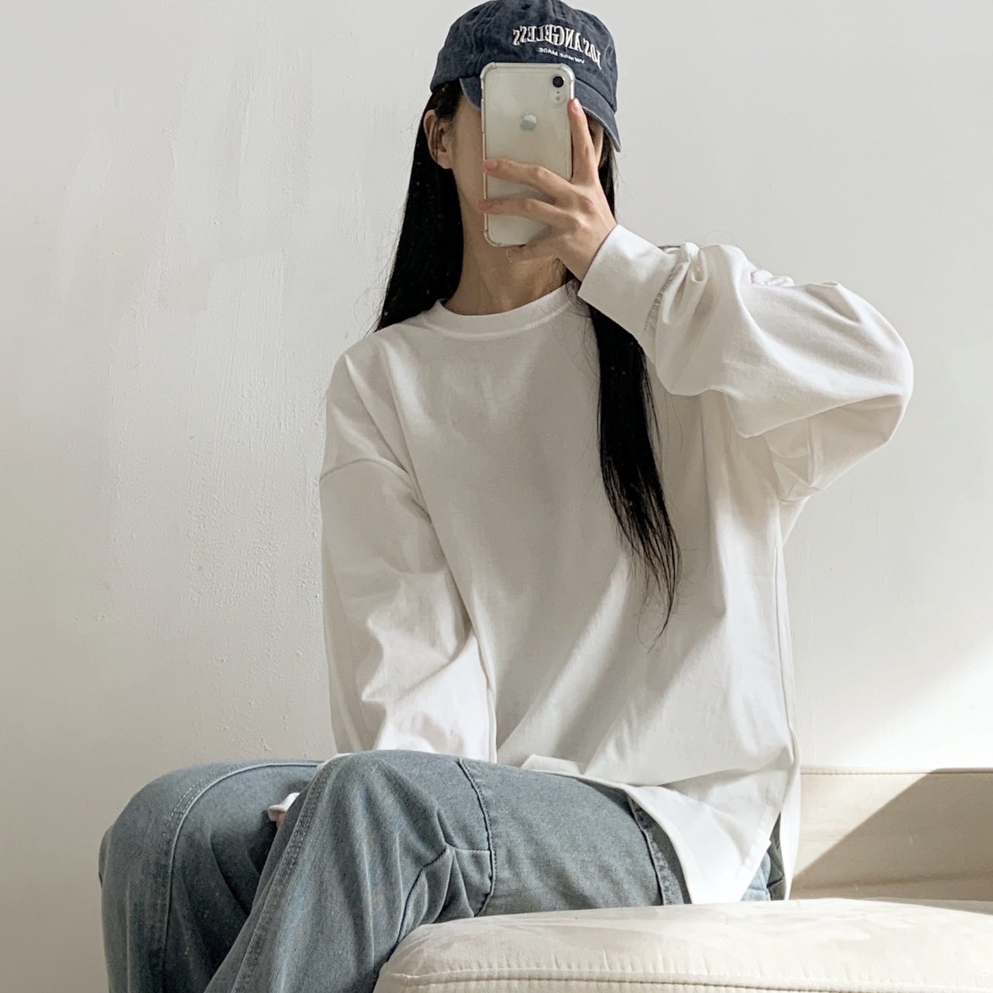 ギャザー長袖スリットボクシーTシャツ | 詳細画像21