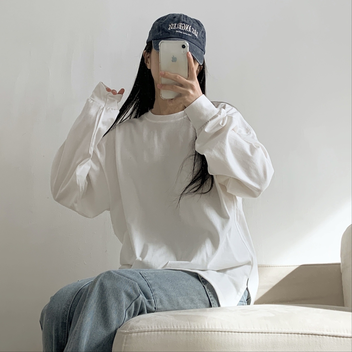 ギャザー長袖スリットボクシーTシャツ | 詳細画像19