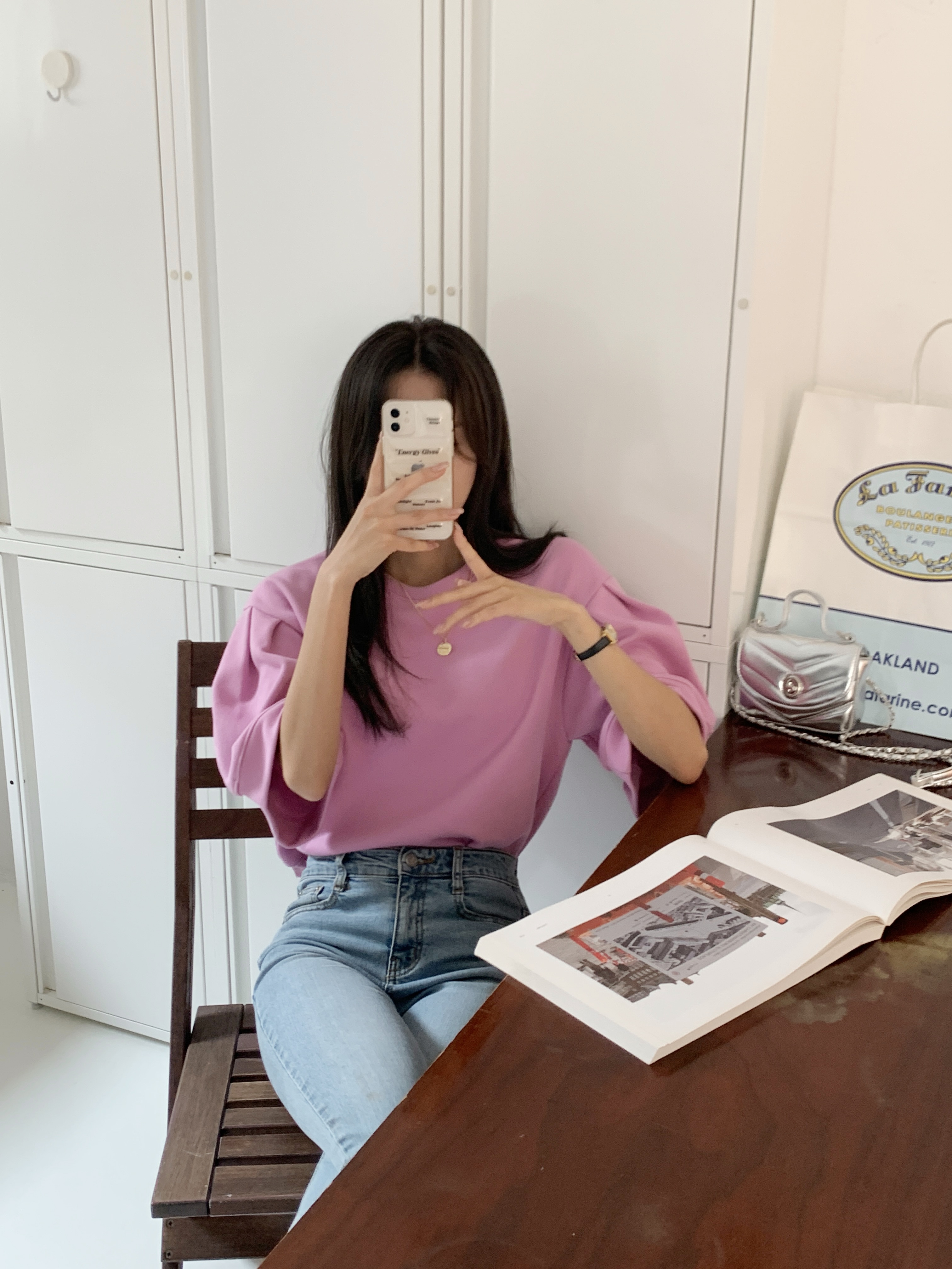 パフハーフスリーブクロップドスウェット | 詳細画像5