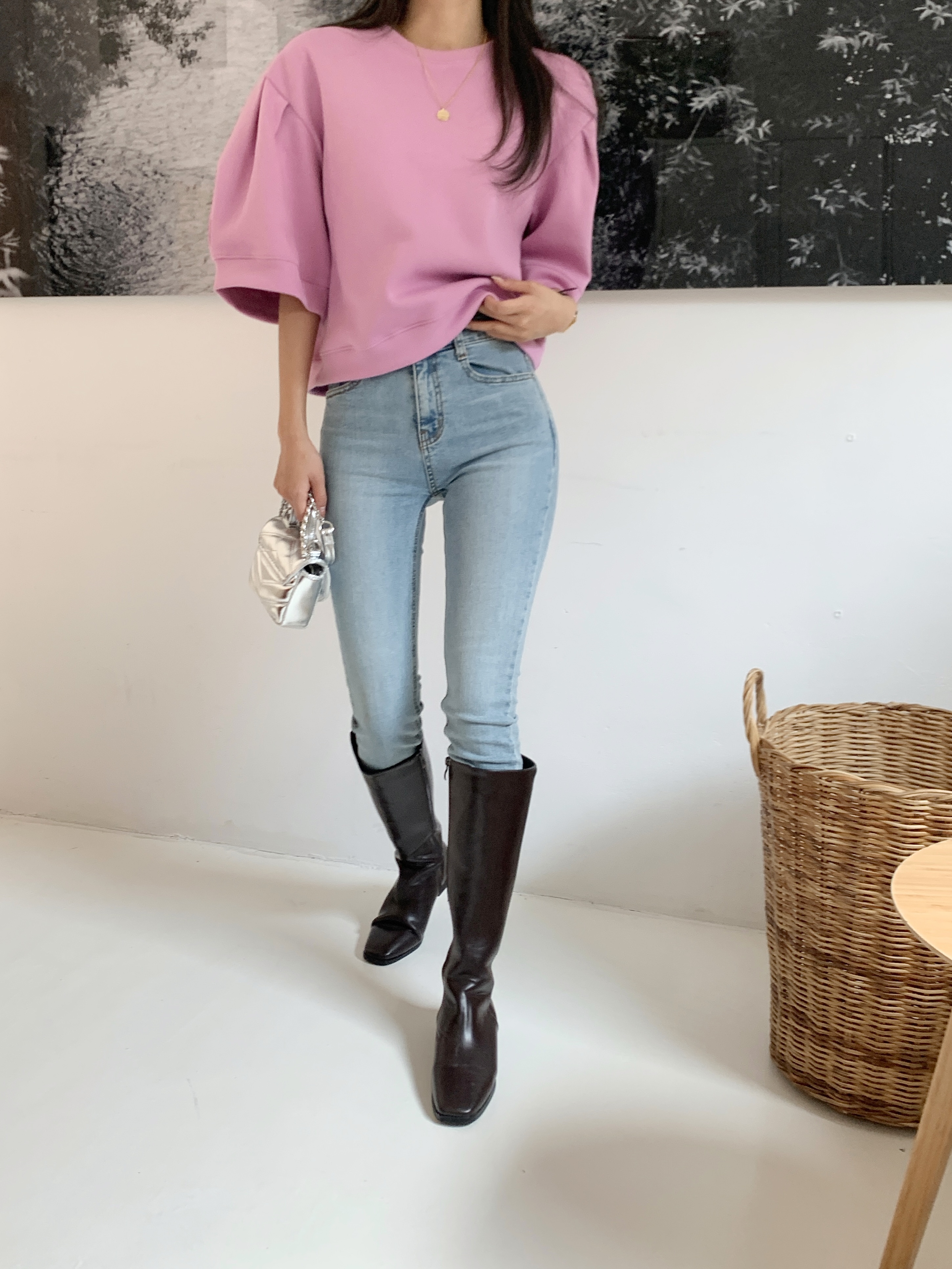 パフハーフスリーブクロップドスウェット | 詳細画像6