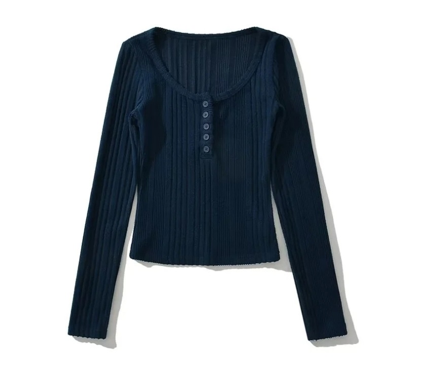 起毛ヘンリーネックリブTシャツ | 詳細画像13