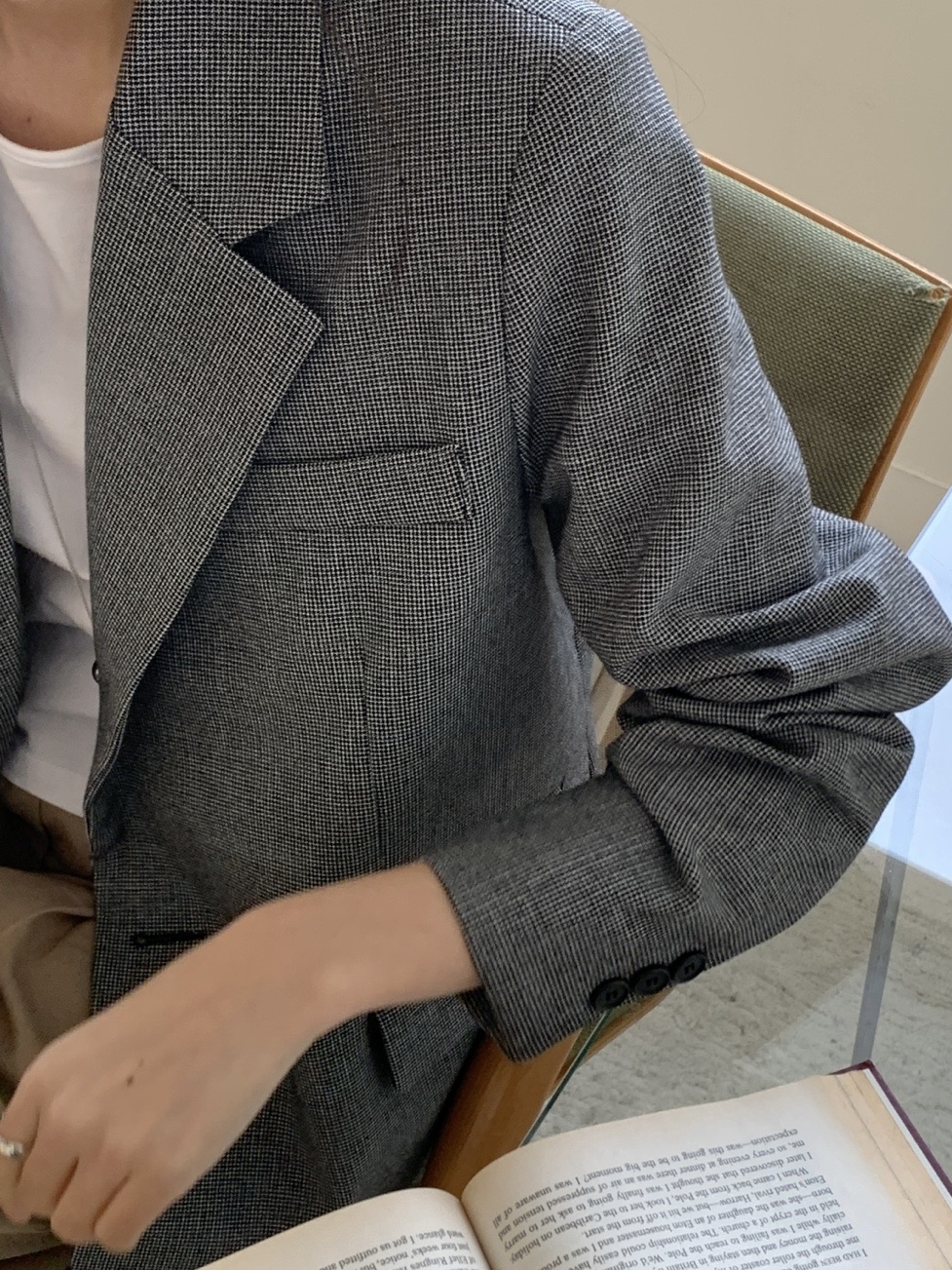 チェックテーラードジャケット | 詳細画像9