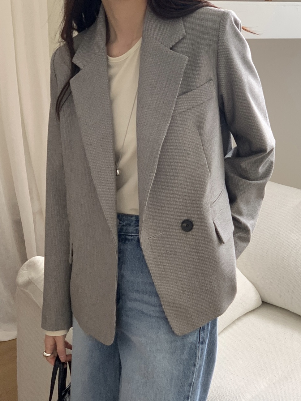 チェックテーラードジャケット | 詳細画像12